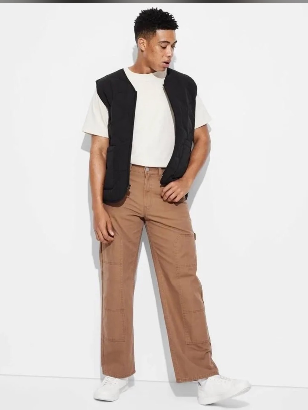 Original Use Men's Tan Cargo Work Pants